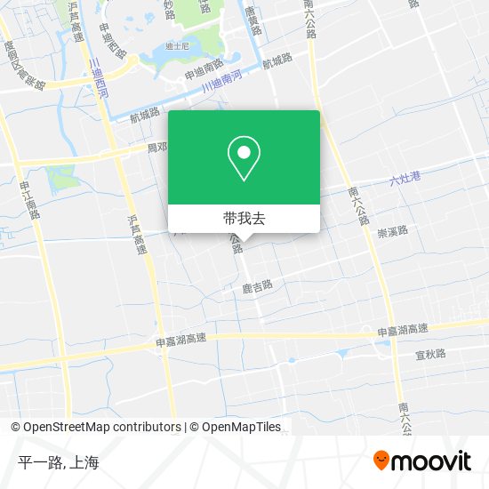 平一路地图