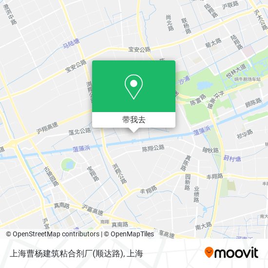 上海曹杨建筑粘合剂厂(顺达路)地图