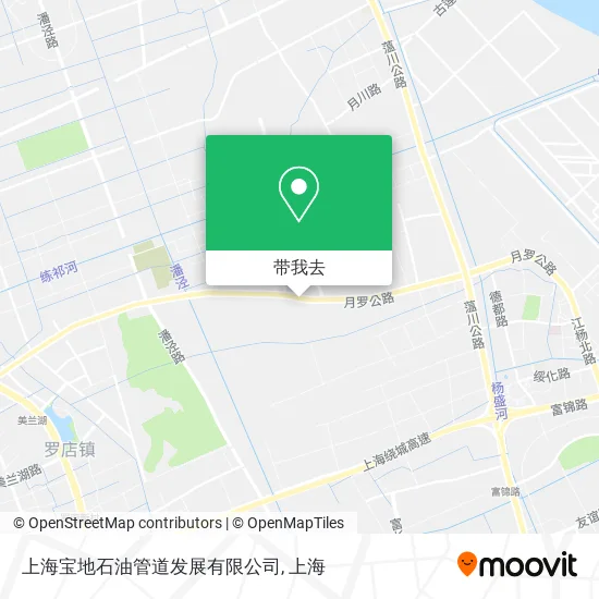 上海宝地石油管道发展有限公司地图