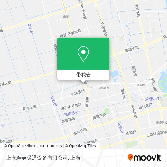 上海精英暖通设备有限公司地图
