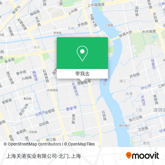 上海关港实业有限公司-北门地图