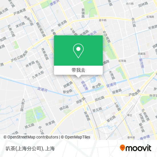 叭茶(上海分公司)地图