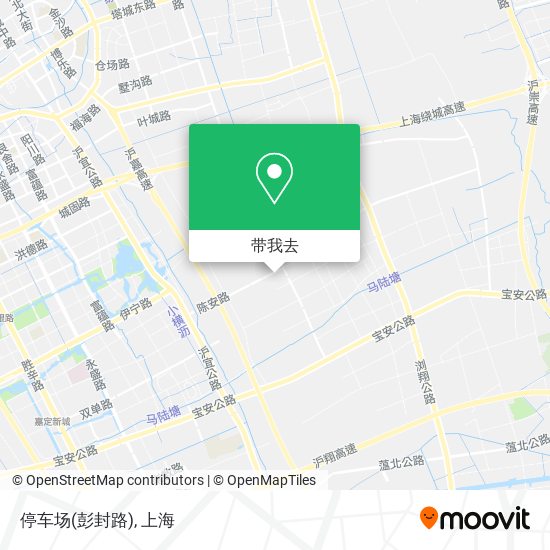 停车场(彭封路)地图