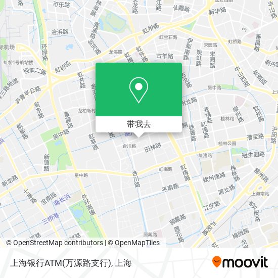 上海银行ATM(万源路支行)地图