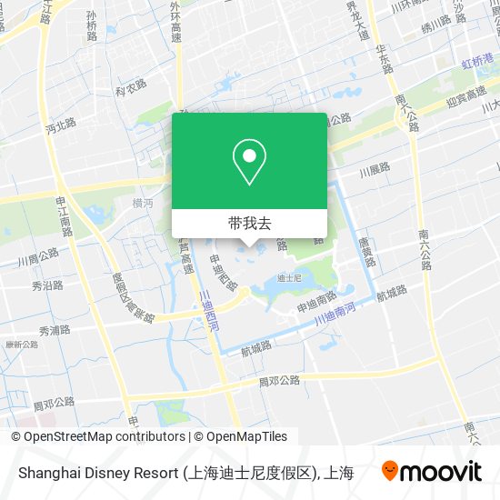 Shanghai Disney Resort (上海迪士尼度假区)地图