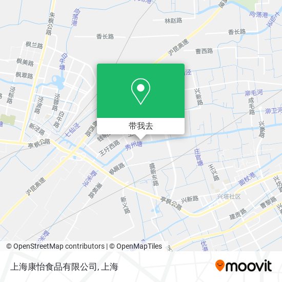 上海康怡食品有限公司地图