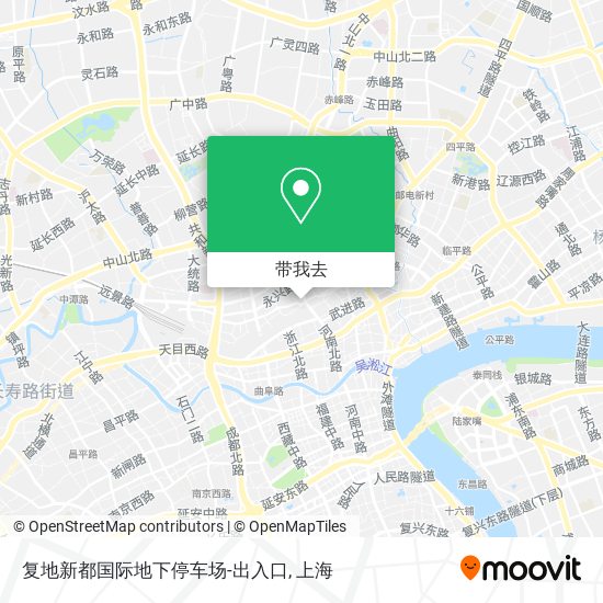 复地新都国际地下停车场-出入口地图