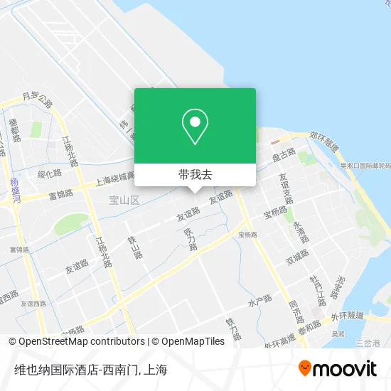 维也纳国际酒店-西南门地图