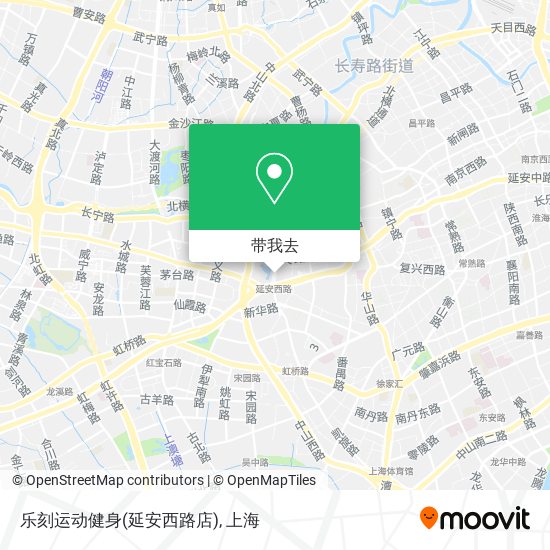 乐刻运动健身(延安西路店)地图