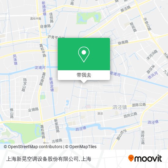 上海新晃空调设备股份有限公司地图