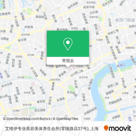 艾维伊专业美容美体养生会所(零陵路店27号)地图