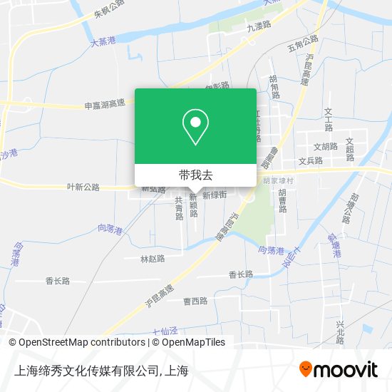 上海缔秀文化传媒有限公司地图