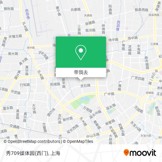 秀709媒体园(西门)地图