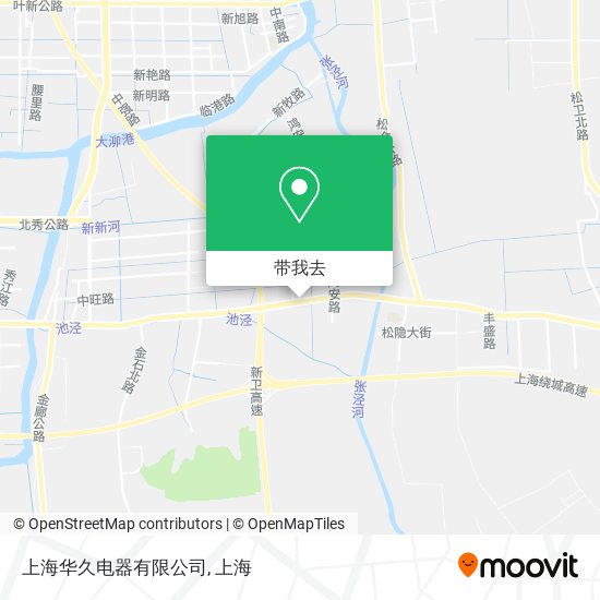 上海华久电器有限公司地图