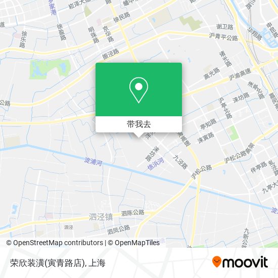 荣欣装潢(寅青路店)地图