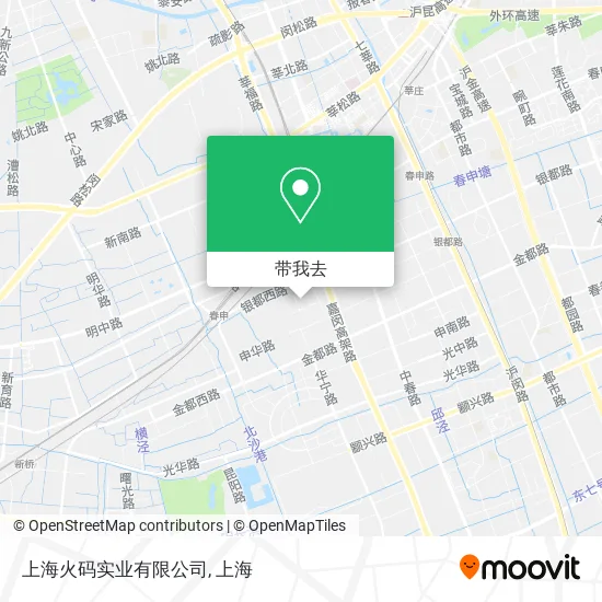 上海火码实业有限公司地图