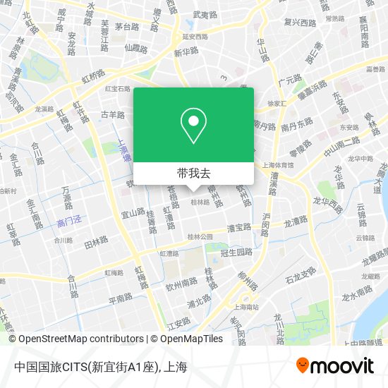 中国国旅CITS(新宜街A1座)地图