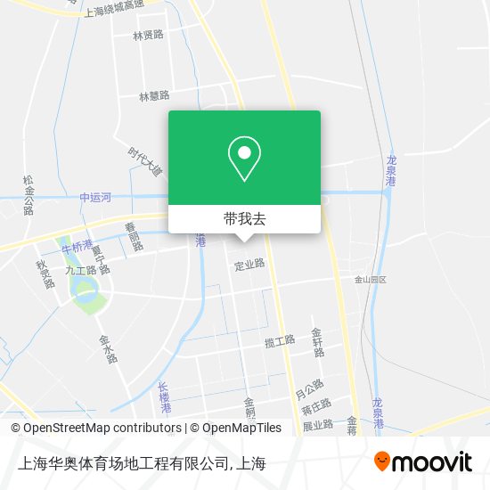 上海华奥体育场地工程有限公司地图