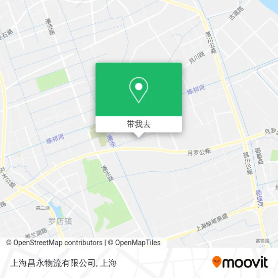 上海昌永物流有限公司地图