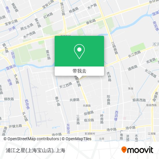 浦江之星(上海宝山店)地图