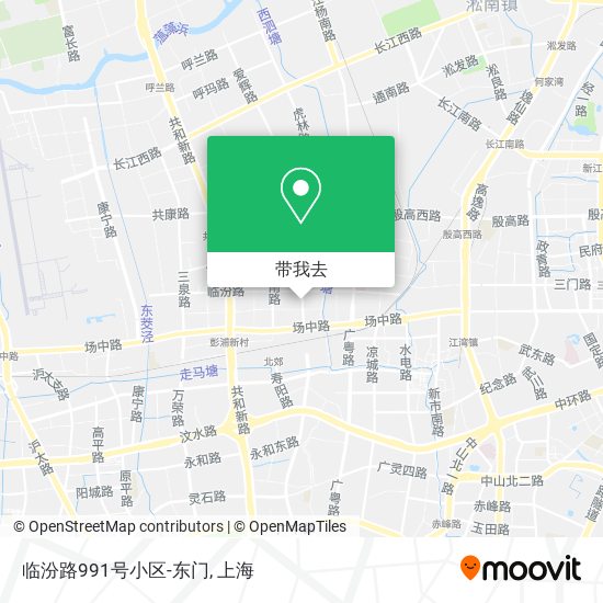 临汾路991号小区-东门地图