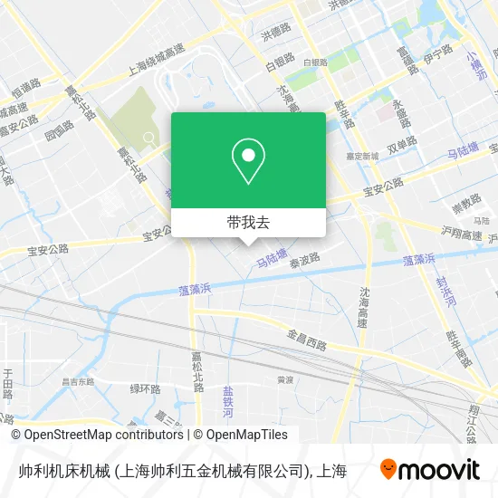 帅利机床机械   (上海帅利五金机械有限公司)地图