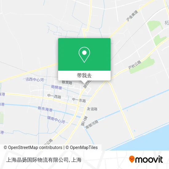 上海晶扬国际物流有限公司地图