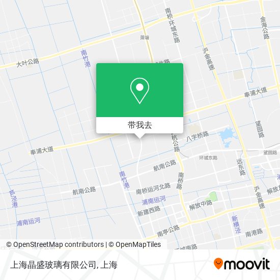 上海晶盛玻璃有限公司地图