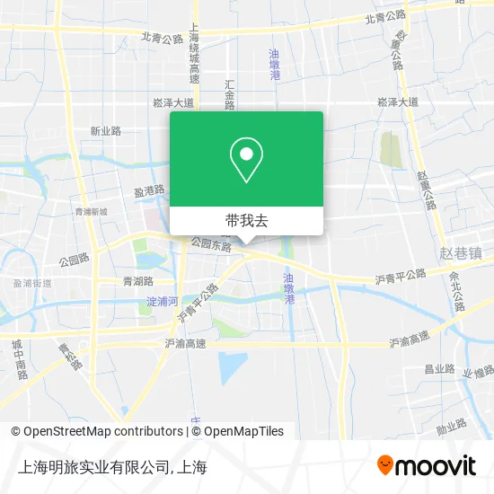 上海明旅实业有限公司地图
