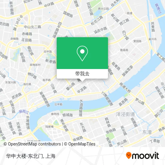 华申大楼-东北门地图