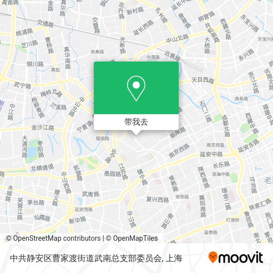 中共静安区曹家渡街道武南总支部委员会地图