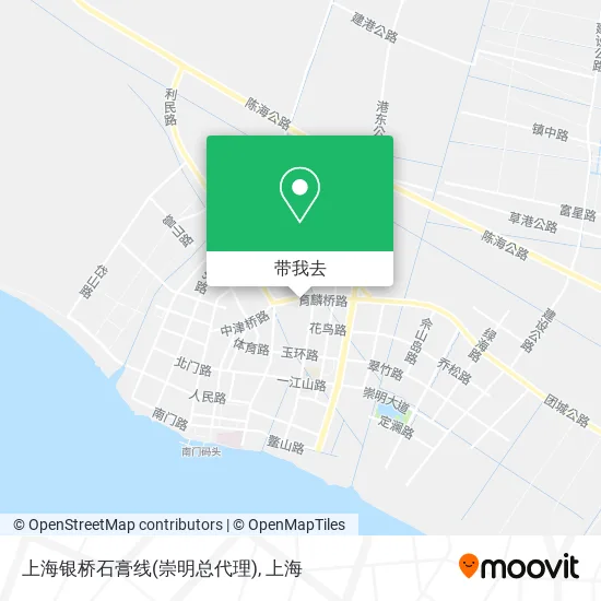 上海银桥石膏线(崇明总代理)地图