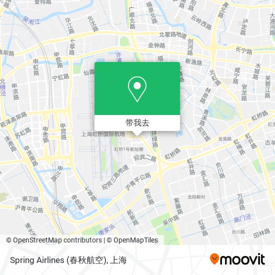 Spring Airlines (春秋航空)地图