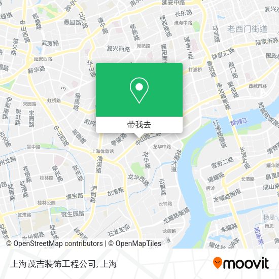 上海茂吉装饰工程公司地图