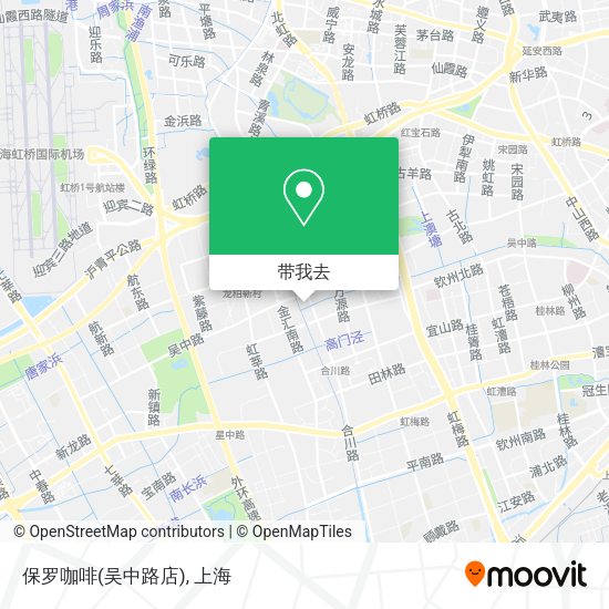 保罗咖啡(吴中路店)地图