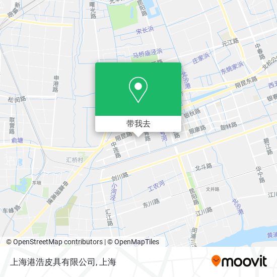 上海港浩皮具有限公司地图