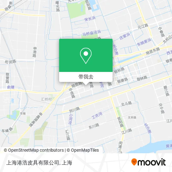 上海港浩皮具有限公司地图