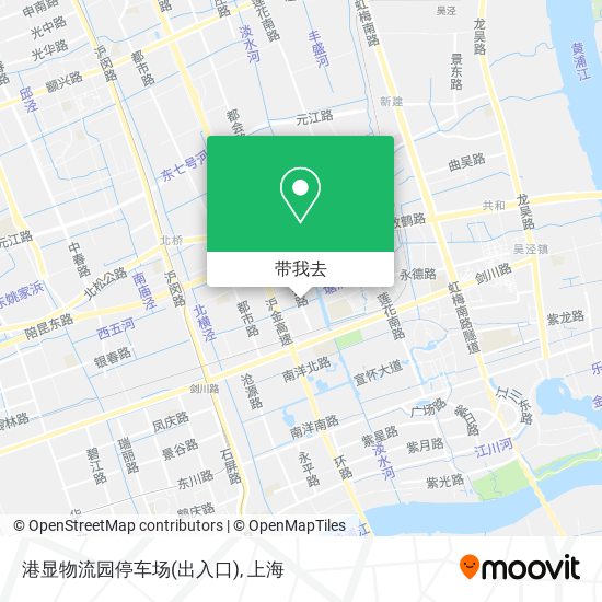 港显物流园停车场(出入口)地图