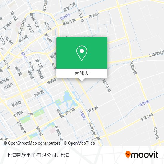 上海建欣电子有限公司地图