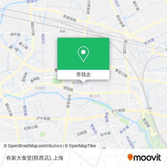 有家大食堂(联西店)地图