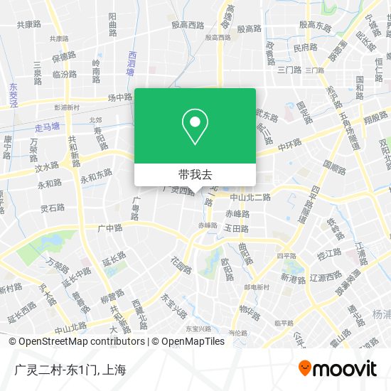 广灵二村-东1门地图
