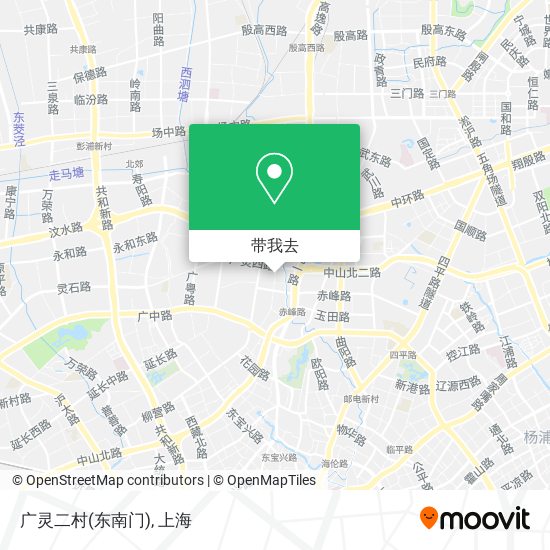 广灵二村(东南门)地图