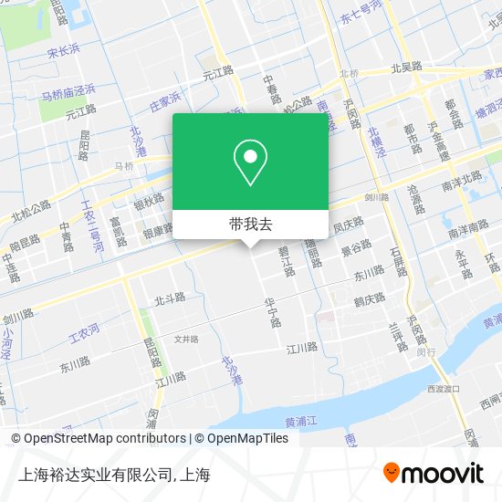 上海裕达实业有限公司地图