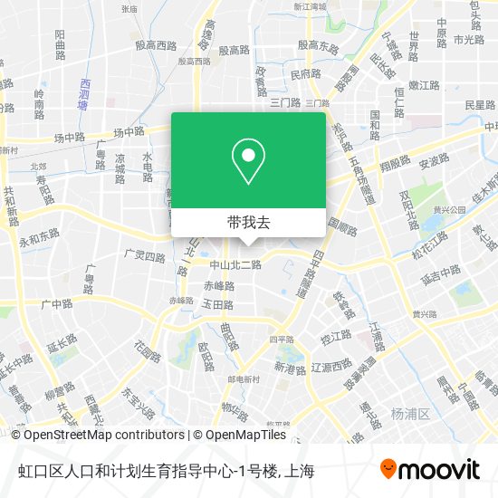 虹口区人口和计划生育指导中心-1号楼地图