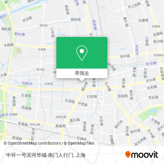 中环一号滨河华城-南门人行门地图