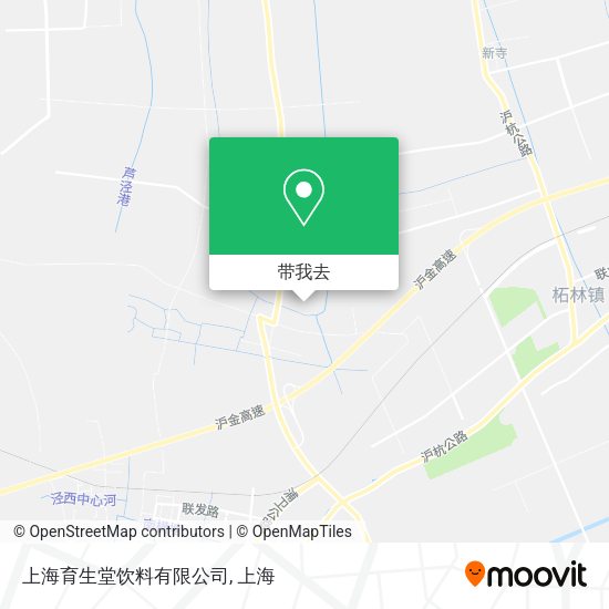 上海育生堂饮料有限公司地图