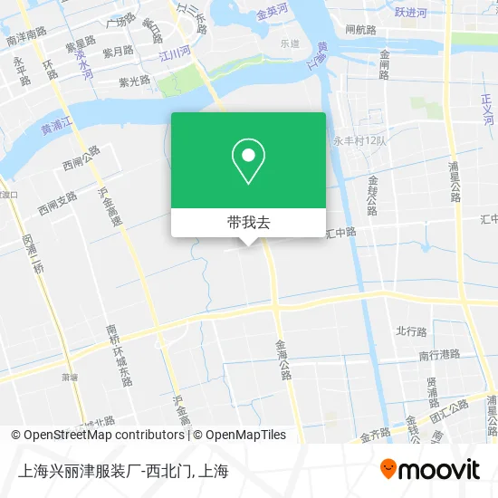 上海兴丽津服装厂-西北门地图