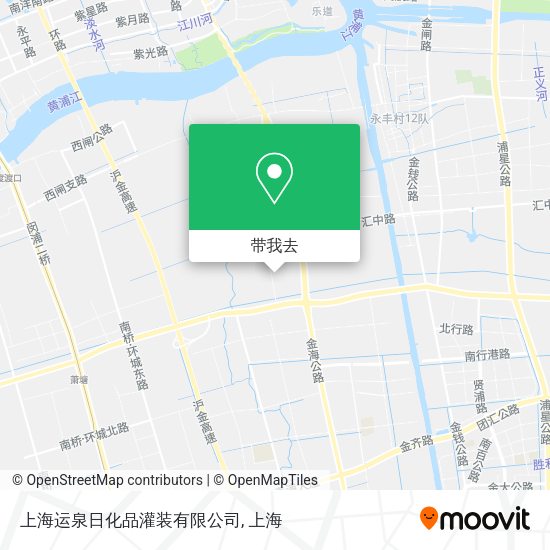 上海运泉日化品灌装有限公司地图