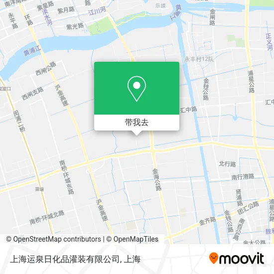 上海运泉日化品灌装有限公司地图