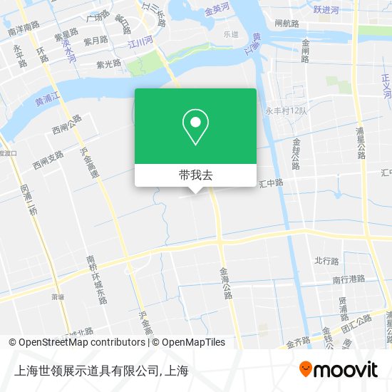 上海世领展示道具有限公司地图